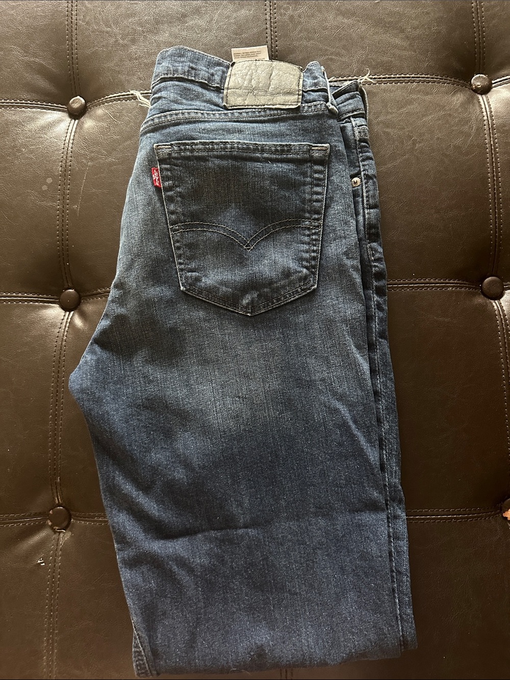 Levi's Men's Dark Blue Straight Jeans